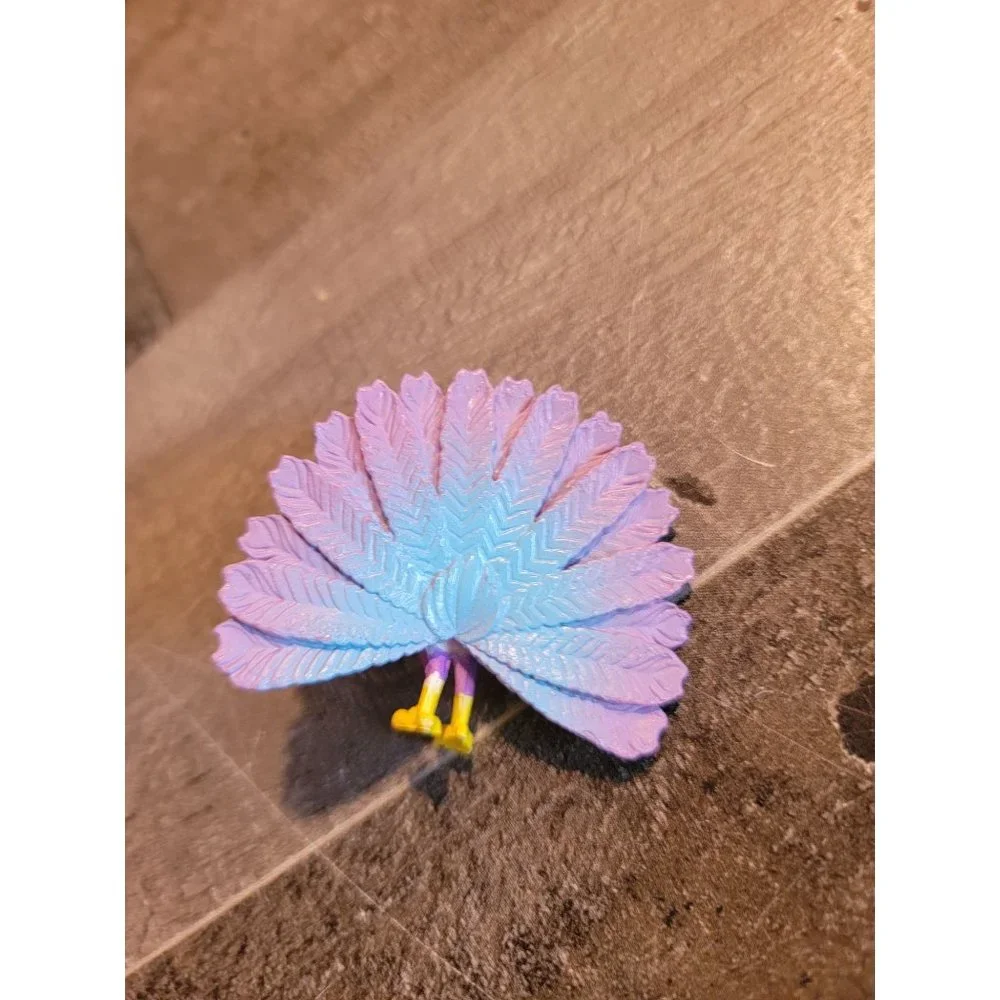 Purple peacock animal zoo‎ toy figure